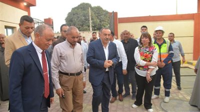 بدء التشغيل التجريبي لمحطة صرف صحي قرية أولاد إبراهيم بأسيوط