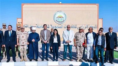  وزراء التخطيط والتنمية والتعاون الدولي والزراعة والأوقاف يتفقدون 