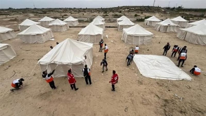مخيمات في غزة