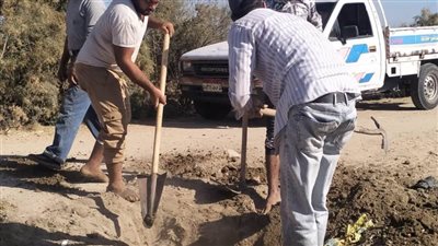 رئيس مياه القناة الجديد: إعادة الخدمة كاملة لقرية جلبانة بعد استخراج جذور الأشجار