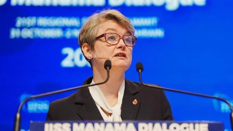 وزيرة الخارجية البريطانية