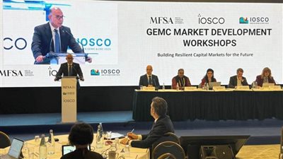  رئيس هيئة الرقابة المالية في ورش عمل لتطوير الأسواق النامية والناشئة