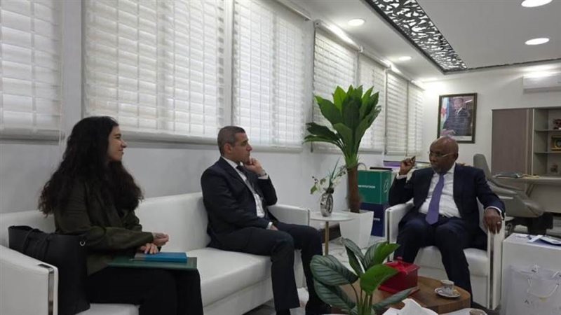 السفير المصري والوزير