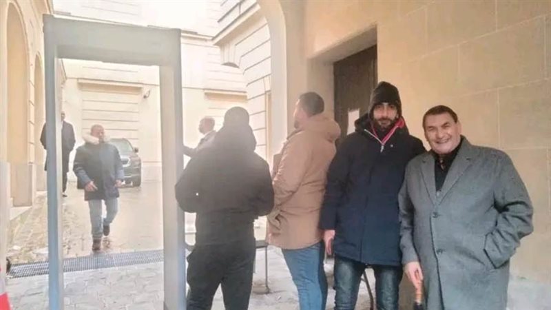 جانب من توافد المصريين