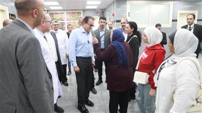 وزير الصحة يتابع أعمال تطوير مبنى العيادات الخارجية بمستشفى الجمهورية التعليمي