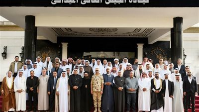 قيادة الجيش الثانى الميدانى تستقبل الشيوخ والعواقل والمجتمع المدنى بشمال سيناء