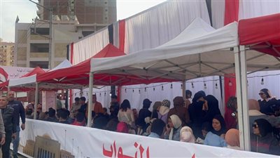 توافد المواطنين على لجان انتخابات مجلس النواب بمحافظة الدقهلية 