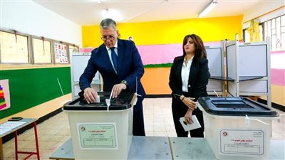 وزير البترول والثروة المعدنية يدلي بصوته في انتخابات مجلس النواب