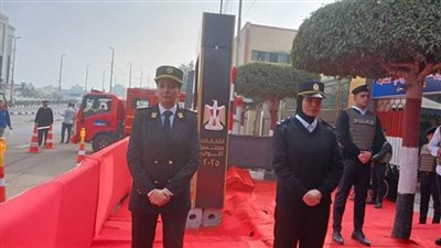 انتظام الخدمات الأمنية بمحيط لجان المرحلة الثانية من انتخابات 