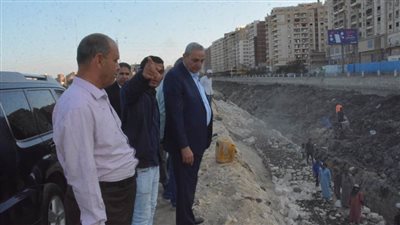 محافظ الغربية يتابع أعمال ونسب تنفيذ مشروع محور محلة منوف