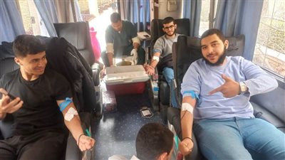   الصحة: جامعة حلوان تشهد حملة مكثفة للتبرع بالدم لمدة أسبوع