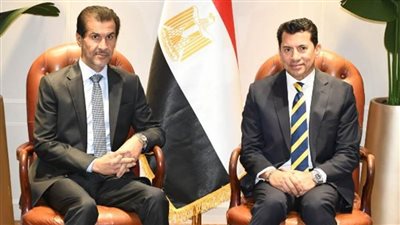 تفاصيل لقاء وزير الشباب والرياضة مع سفير دولة قطر 