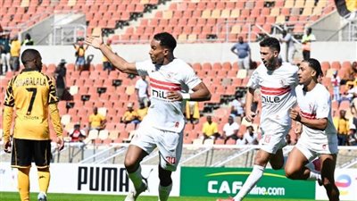 الجزيري يقود الزمالك للفوز على كايزر تشيفز في الشوط الأول 