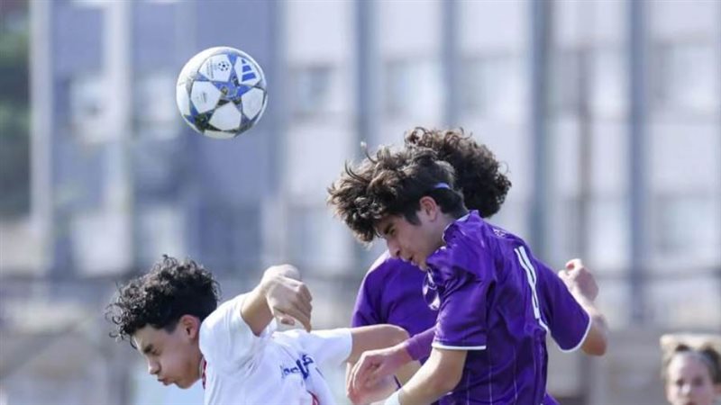 جانب من المباراة