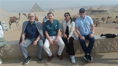 وفود بطولة العالم للكاراتيه في جولة بالأهرامات والمتحف المصري الكبير