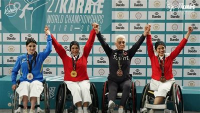 مصر تتصدر العالم في كاراتيه ذوي الاحتياجات الخاصة للمرة الثالثة على التوالي