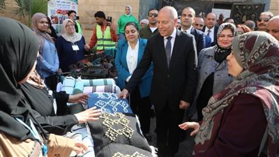 محافظ القاهرة يفتتح معرض الأسر المنتجة ويدعم ريادة المرأة وذوي الهمم