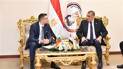 وزير الإنتاج الحربي يستقبل وزير الاقتصاد والصناعة البلغاري لبحث أوجه التعاون المشترك