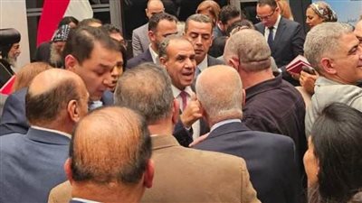 وزير الخارجية يلتقي أعضاء الجالية المصرية في ألمانيا