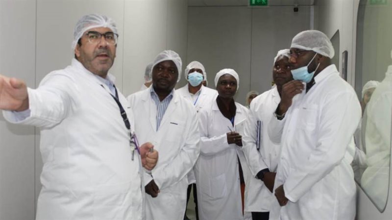 زيارة الوفد الأفريقي