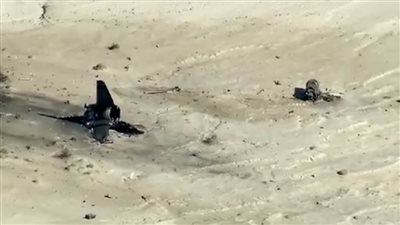 تحطم مقاتلة إف-16 تابعة للقوات الأمريكية في جنوب كاليفورنيا