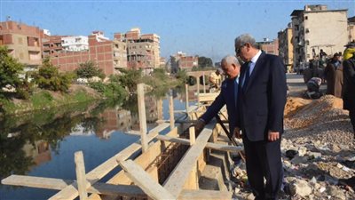 محافظ الغربية يتابع تطوير كورنيش ترعة الساحل بسمنود