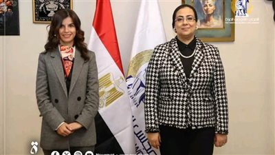 المستشارة أمل عمار تستقبل الدكتورة منى مراد مؤسسة مؤتمر المديرات التنفيذيات