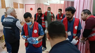 الصحة المصرية والعالمية يدربان الكوادر في مجال إدارة الإصابات الجماعية