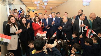 وزيرا التنمية المحلية والتضامن ومحافظ الجيزة يفتتحون المجمع الخدمي بمساكن روضة السودان