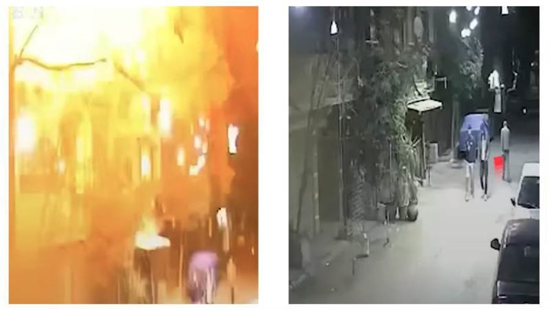 انفجار ماسورة غاز