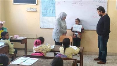 مدير تعليم القاهرة تتفقد مدارس المرج