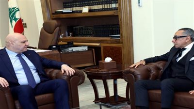 السفير المصري في بيروت يلتقي رئيس الجمهورية اللبنانية
