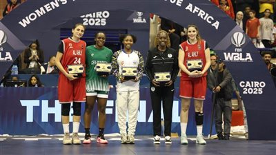 سيدات سلة الأهلي يسيطرن على الجوائز الفردية لبطولة إفريقيا