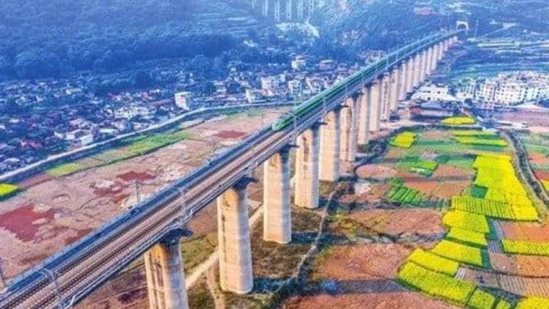 خط لاوس الصين