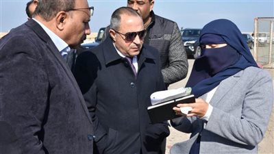 محافظ بورسعيد ورئيس مياه القناة يتفقدان محطة رفع صرف صحي A28 ومحطة معالجة MK