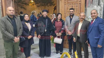 وفود أعضاء برلمان الشباب يزورون الكنائس لتقديم التهنئة بعيد الميلاد المجيد