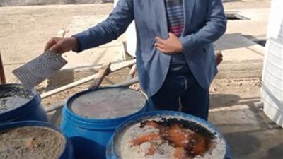  بالصور.. ضبط 10 أطنان مخللات وأسمدة وأعلاف مجهولة المصدر وأسماك فاسدة بالغربية