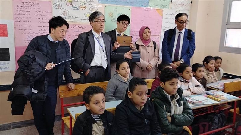 جانب من الزيارة الوفد