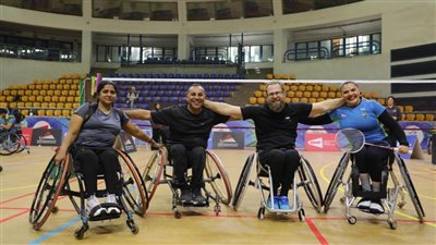 17 ميدالية حصيلة الفراعنة في البطولة الدولية البارالمبية للريشة
