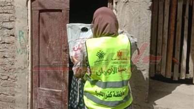 توزيع لحوم مجانًا على 500 أسرة بكفر الشيخ