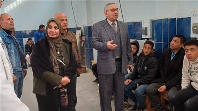 وكيل تعليم بني سويف يلتقي الموجهون العموم ومدير التعليم الفني يتفقد الميكانيكية