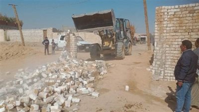 إزالة 18 حالة تعد بمراكز الفتح والغنايم وأبوتيج وديروط بأسيوط