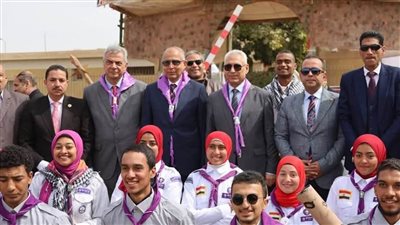 رئيس جامعة المنيا يفتتح فعاليات المهرجان الكشفي والإرشادي السابع المجمع لعشائر جوالي وجوالات الكليات