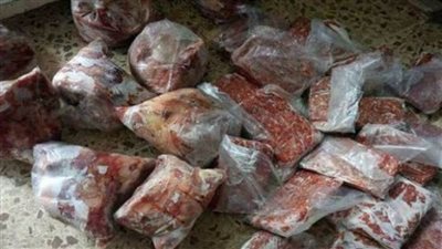 مصادرة 1425 كيلو لحوم ودواجن ورنجة غير صالحة بالغربية
