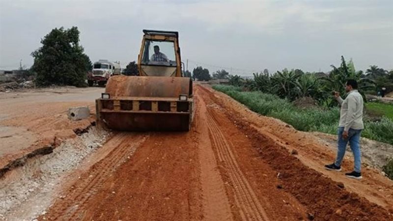 تطوير ورصف طريق المريوطية