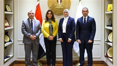 وزيرة التنمية المحلية تستقبل أعضاء لجنة الطاقة والبيئة والقوى العاملة بمجلس الشيوخ