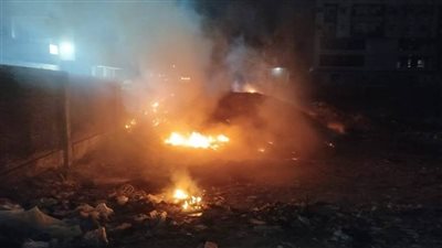 رئاسة حي شمال الغردقة: السيطرة على حريق بشارع الكهف دون خسائر بشرية |صور 