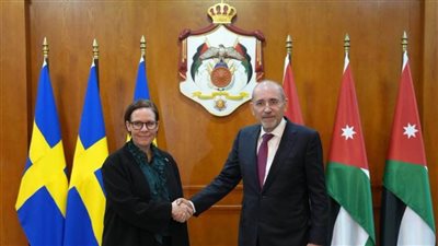 الأردن والسويد تؤكدان ضرورة تثبيت وقف إطلاق النار في غزة 