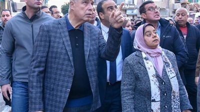 محافظ الإسكندرية يتفقد شارع زين العابدين وسوق الغيط الصعيدي 
