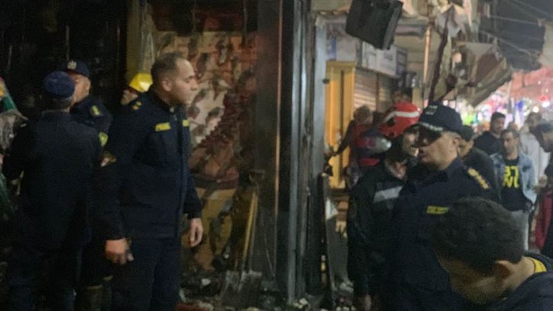 حريق ببورسعيد